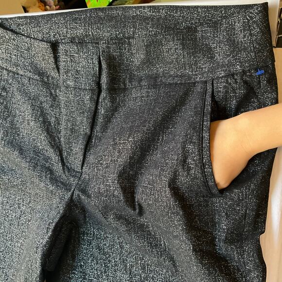 Lane Bryant Women Formal Straight Leg Pants size 24, Shinning Black - Picture 7 of 13